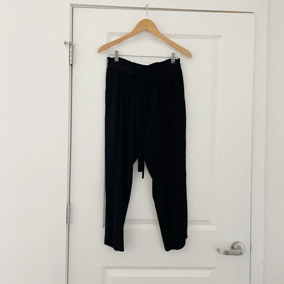 Ramy Brooke Alyn Paperbag Waist Silk Pants Minimalist - Picture 6 of 10